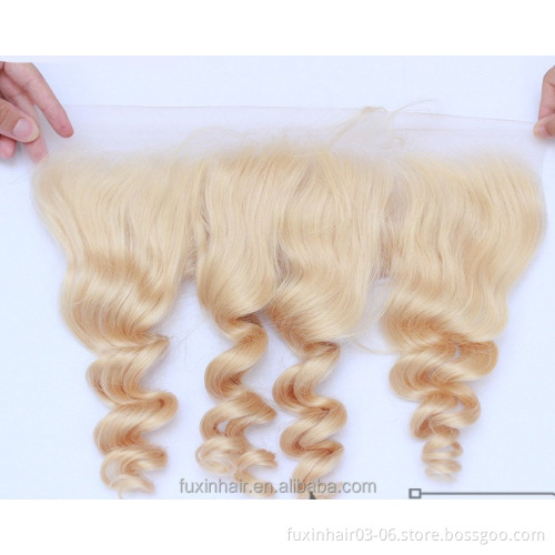 burmese hair wholesale remy hair color 613 blonde hair bundles with lace closure